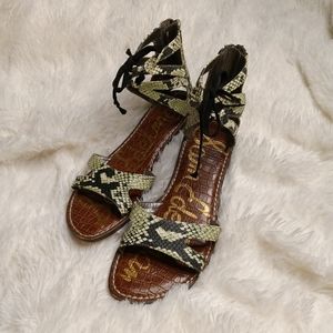Sam Edelman snakeskin sandals